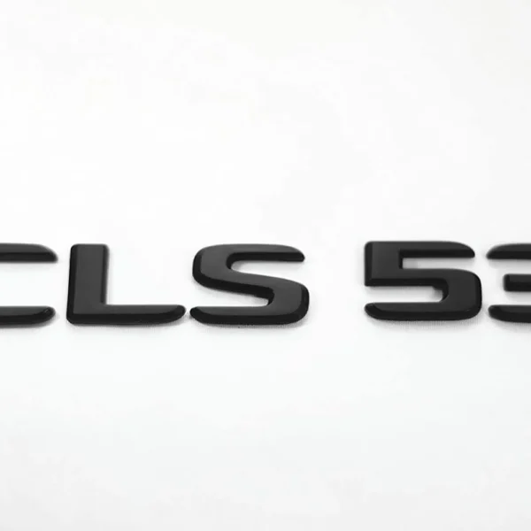 Mercedes Cls53 emblem Svart & Krom