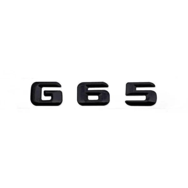 Mercedes G65 G 65 emblem svart & silver