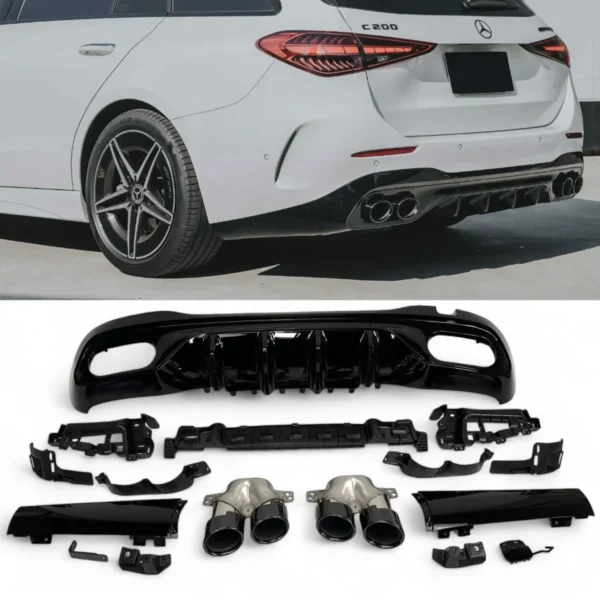 Mercedes W206 S206 Diffusor C43