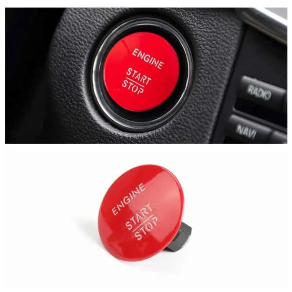 Mercedes keyless push knapp röd