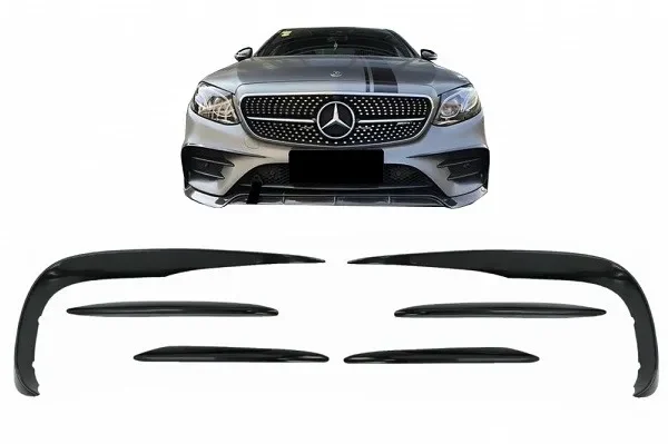Splitters Mercedes W213 S213  Blanksvarta