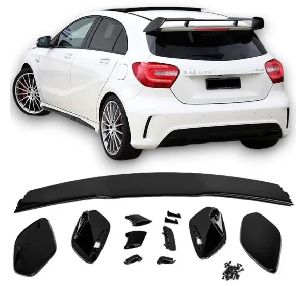 Spoilervinge till Mercedes W176 A-Klass A45 look