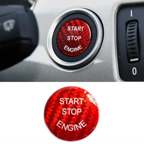 Start Stopp knapp E-serier Bmw Kolfiber
