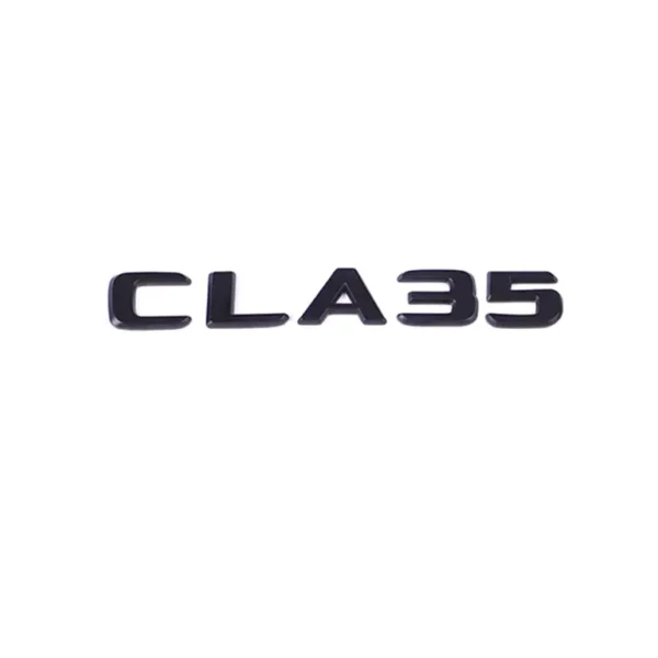 Svart CLA35 emblem till Mercedes-Benz