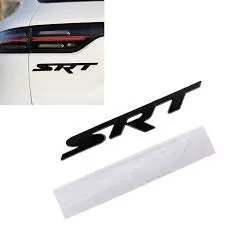 Svart Dodge SRT emblem Baklucka