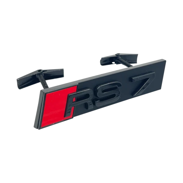 Svart Emblem Audi Rs7 till grill Motorkod