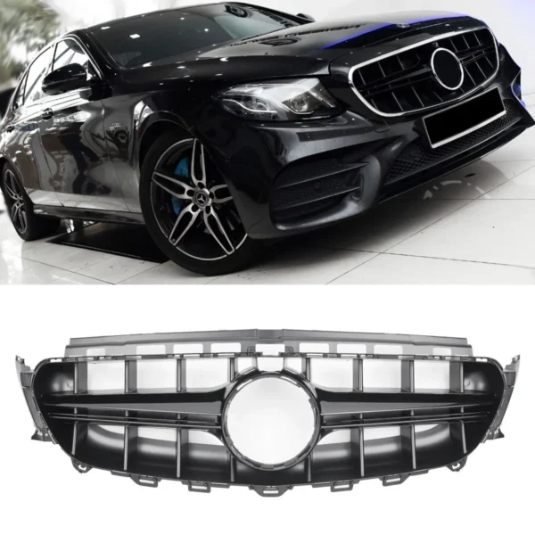 Svart Grill Mercedes W213 E63 AMG-look C238