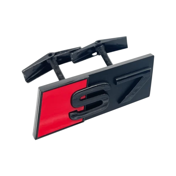 Svart emblem Audi s7 till grillen