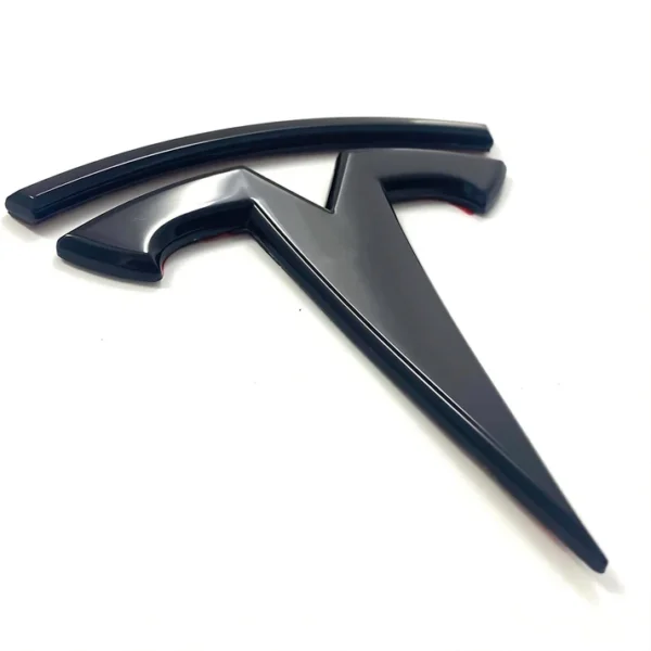 Tesla Blanksvart Bak emblem Model Y