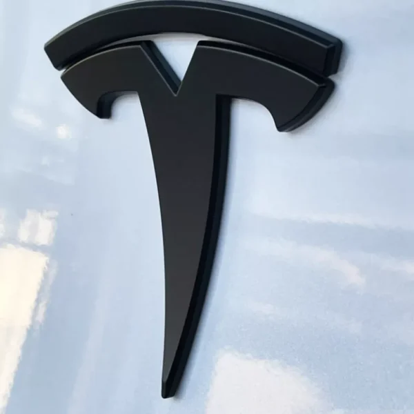 Tesla Mattsvart emblem Model Y Bak