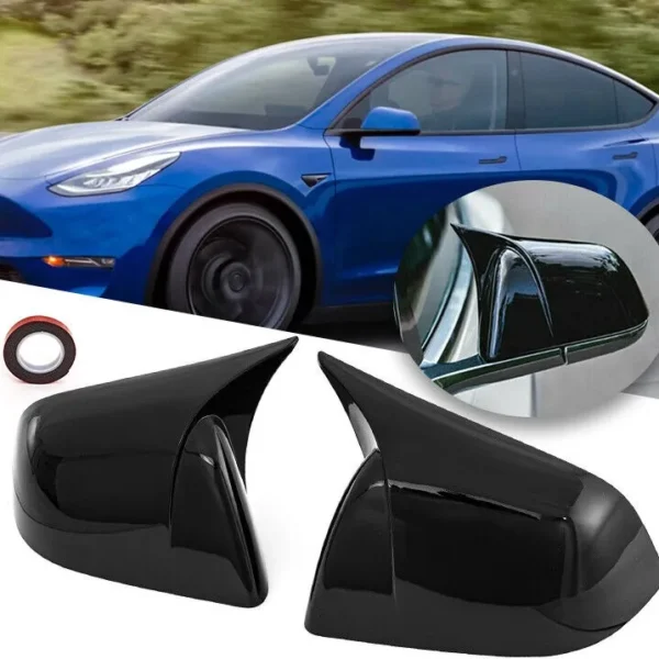 Spegelkåpor Tesla Model Y Blanksvart