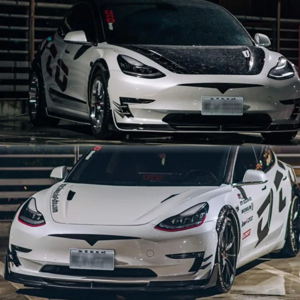 Tesla modell 3 Logo dekal till grill