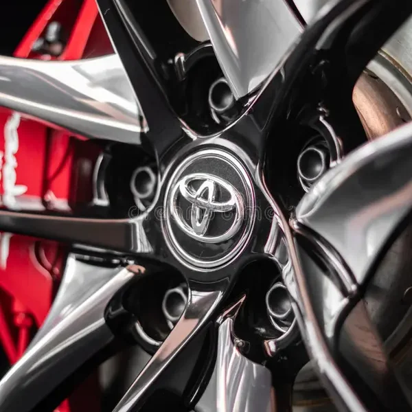 Centrumkåpor Toyota Svarta 4 Pack 62mm
