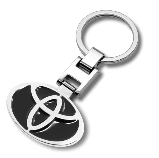 Toyota nyckelring i metall svart