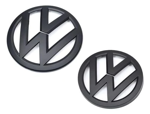 VW Emblem MK7 Mattsvarta