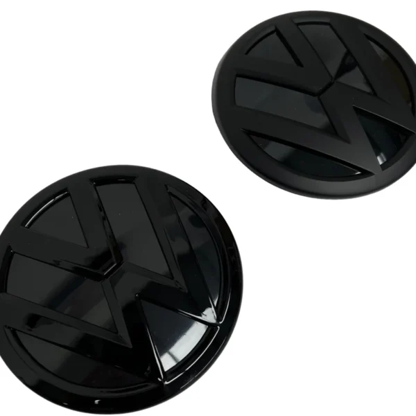 VW Emblem MK5 Polo 6C Facelift Blanksvart