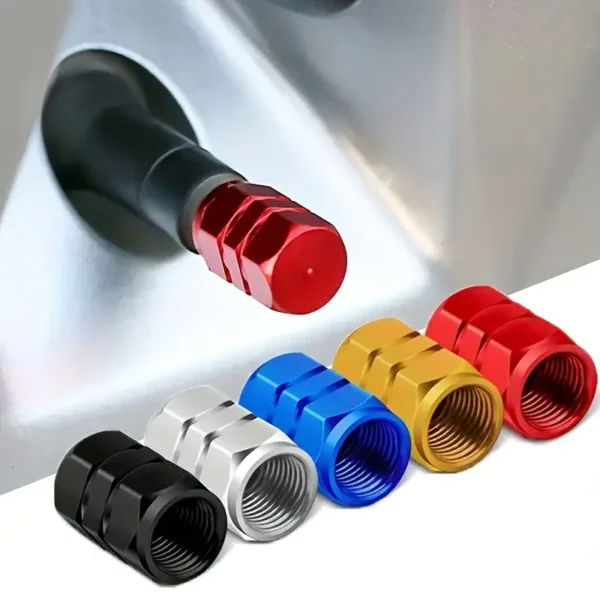 Ventilhattar i metall fler färger 4-Pack