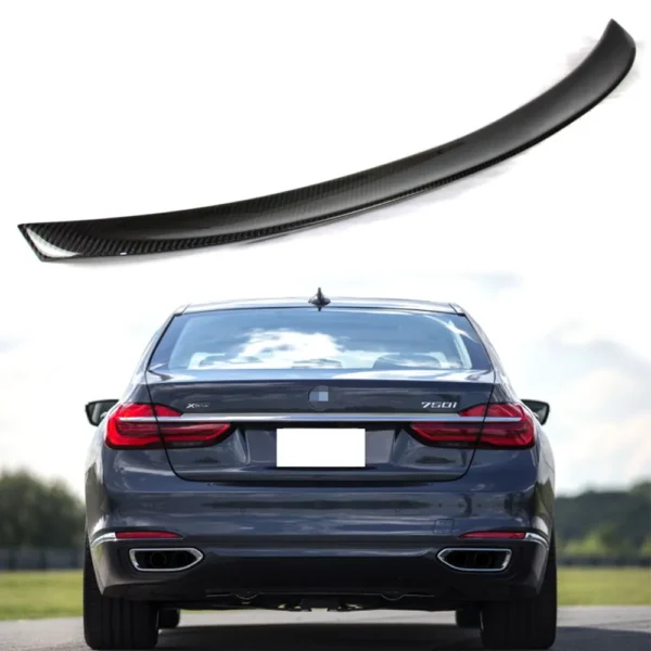 Vinge Bmw G11 G12 Spoiler 7-Serie - Lackerad Blanksvart