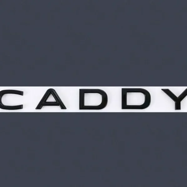 VW Caddy Emblem Blanksvart (Nyare modell)