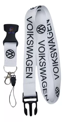Volkswagen Nyckelband Vit Nyckelhänge