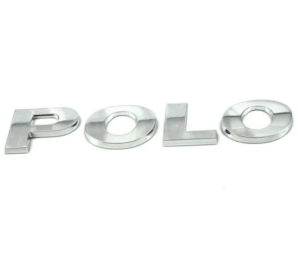 Volkswagen Polo Modellbeteckning krom Silver
