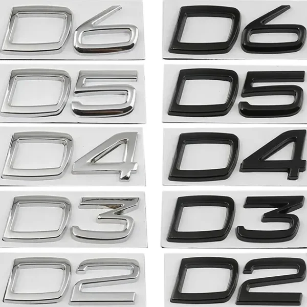 Volvo Emblem D2 D3 D4 D5 D6